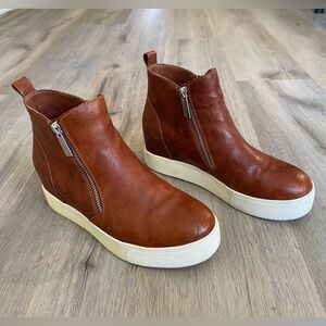 J/Slides double zipper hi top booties size 7